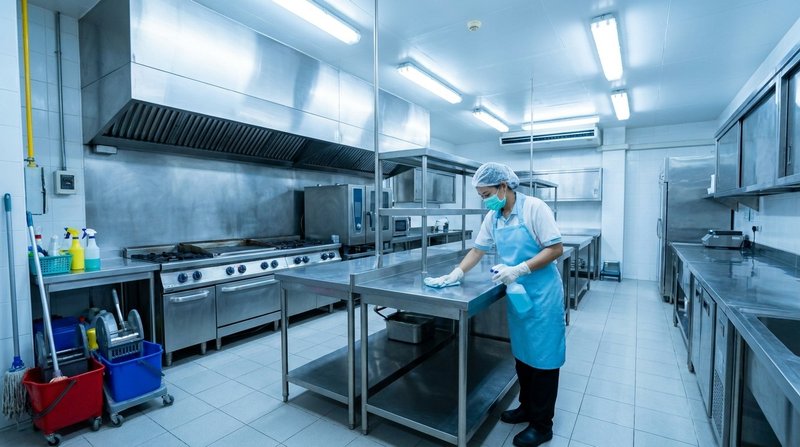 Cucina ristorante sanificata secondo protocollo HACCP a Bologna da La Pulinova